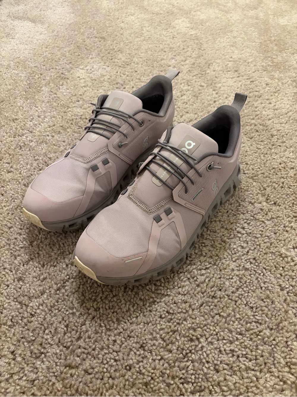 On Cloud 6 Waterproof Sneakers Mauve and Zinc Women’s Size 11